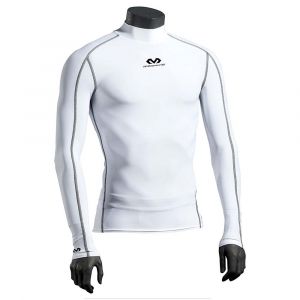 Mc David Maillot De Corps Manche Longue Mock XL White