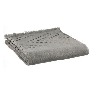 Image de Vivaraise Serviettes et gants de toilette JULIA - Couleur 70x140 cm - Taille Gris