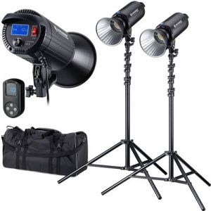 Bresser Kit 2 torches LED 200W COB BR-200S