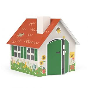 FOLDZILLA Maison en carton XXL Maison en carton - Cabane de jardin