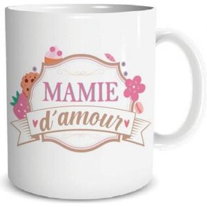 Mug Cadeau Mamie d'Amour