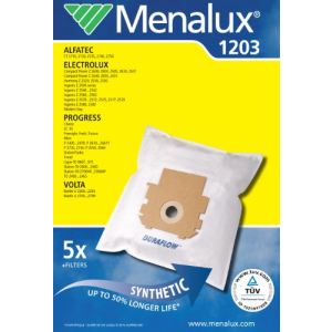 Image de Menalux 1203 - 5 sacs Duraflow + filtres pour aspirateurs