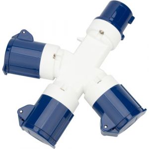 ProTec Adaptateur femelle 3xCEE17 / m&acirc;le CEE17