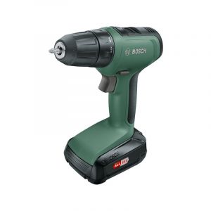Bosch Perceuse Visseuse sans fil - UniversalDrill 18 (Livrée avec 1 batterie 1V-1,5Ah et Coffret de Rangement)