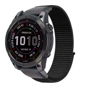 Imoshion Bracelet QuickFit en nylon Garmin Watch | 20 mm aansluiting - Noir