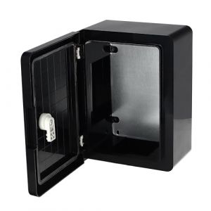 Horoz Electric Coffret électrique ABS 210x280x130 noir avec plaque de montage galvanisée 800.702.001 HOROZ