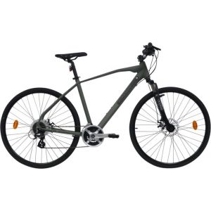 Scrapper Country VTC 28" Homme avec Cadre en Aluminium - 21 Vitesses avec Poignée Révoshift Shimano & dérailleurs Shimano + Equipement Complet City