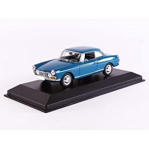 Voiture Miniature de Collection MAXICHAMPS 1 43 PEUGEOT 404 Coupe 1962 Blue 940112921