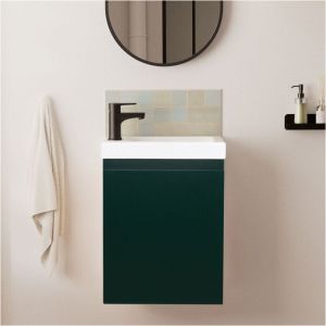 Meuble lave-mains LISA + robinet noir