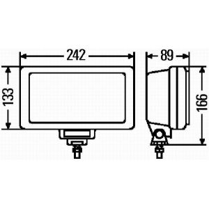 Hella Phare antibrouillard (1NE 006 300-051)