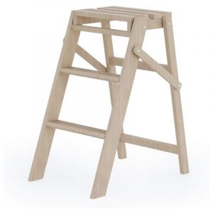 Colombo Tabouret pliant en bois de h&ecirc;tre