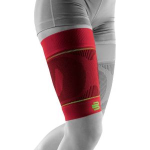 Bauerfeind Sports Compression Jambes (cuisses), rouge S (Long) Manchettes & jambières running