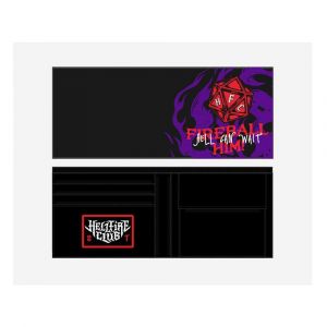 Difuzed Portefeuille de Stranger Things - Hellfire Club - Fireball Him - pour Unisexe - noir
