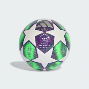Adidas Ballon Femme Champions League 2025/26 Mini - Blanc/violet/vert/rose, pointure Ball SZ. 1 - ['Blanc', 'Violet', 'Vert'] - Taille Ball SZ. 1