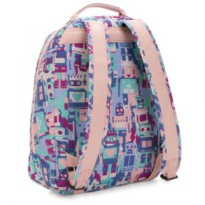 Kipling Sac à dos Class Room Basic Print S CP/CE2 Robot Camo Pink rose