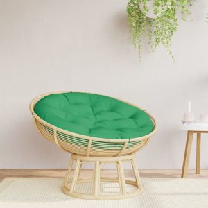 VidaXL Coussin rond vert &Oslash; 100 x11 cm tissu oxford