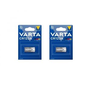 Varta 2 piles CR 123A LITHIUM