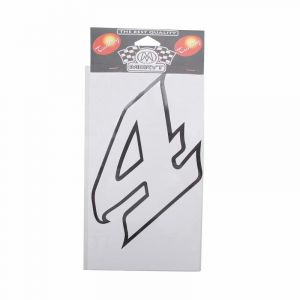 Autocollants moto large Meryt Numero 4