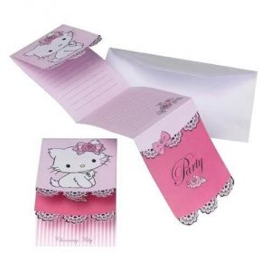 Image de Riethmüller 6 cartes d'invitation Charmmy Kitty