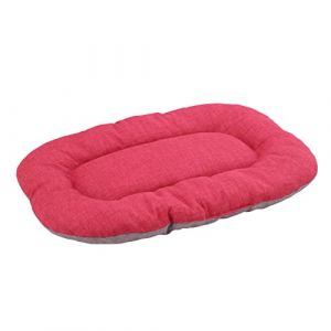 Coussin Rembourré pour Chien et Chat, Made in Italy, Panier Animaux Doux Double-Face, Lit pour Animal Confortable et Facile à Nettoyer - Gris et