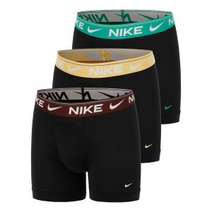 Nike Boxer Brief Logo noir pur jaune (3 unités) - M