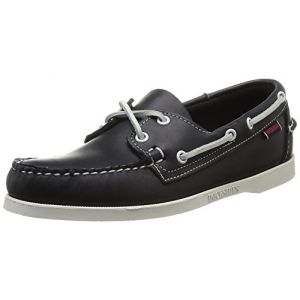 Sebago Docksides, Chaussures Bateau Homme, bleu (Bleu Nite Cuir) 45 EU