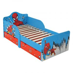 North Star Balloons Lit pour enfants avec tiroirs en bois Spiderman Marvel