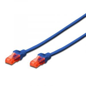 Ewent Cable de Red RJ45 Cat 6 U/UTP 2m Azul