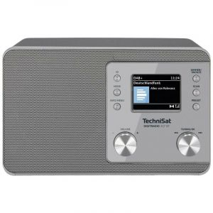 TechniSat DIGITRADIO 307 BT Radio prise de courant DAB, DAB+, FM AUX, Bluetooth, FM, DAB+ fonction réveil argent