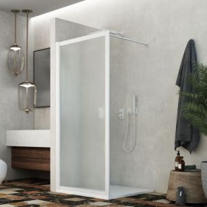 Douche italienne Walk in 110 CM H 185 en Acrylique mod. Beatrix Profil