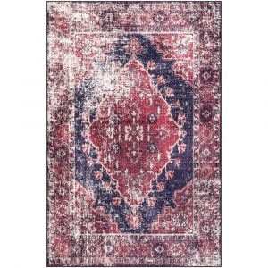 Privatefloor Tapis Oriental Vintage - (290x200 cm) - Crimson Multicolore