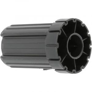 Cyclingcolors Embout tube volet roulant octogonal PVC Fen&ecirc;tre poulie et tube &Oslash; 62 mm rainur&eacute; sortie pour roulement &Oslash; 28 mm