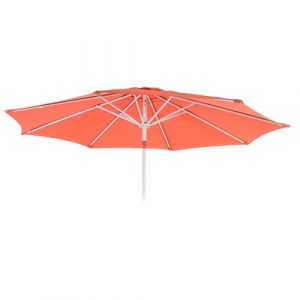 Housse de rechange pour parasol N18 Ø 2,7m tissu/textile 5kg terracotta
