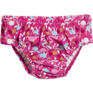 Playshoes Maillot de bain couche anti-UV enfant flamant rose - Taille 74/80