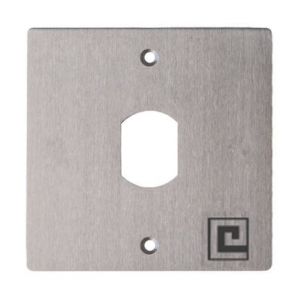 Heracles Plaque inox pour lecteur Vigik T25 - PL80PP - Inox