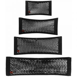 Black & Decker Car storage net Black 40/50/60/80 x 25 cm 4 Pieces