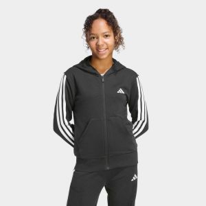 Adidas Sweatshirt &agrave; capuche full zip fille Essentials