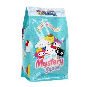Peluche Squishmallows Sachet mystère Hello Kitty 12,5 cm Modèle aléatoire