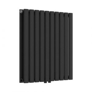 Radiateur à panneaux double Nore 800 W acier 60 x 60 cm noir [neu.haus]