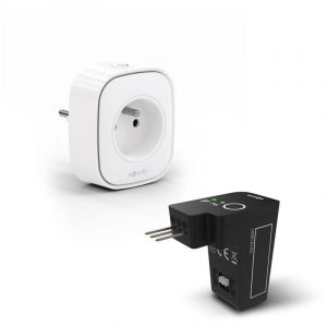 Somfy Capteur de consommation + prise Zigbee - Mesure la consommation Électrique - s'installe dans le compteur Linky