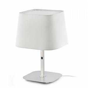 Faro Lampe de table Sweet Blanc / Nickel 20 Watts E27