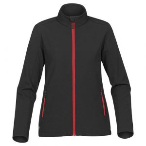 StormTech Veste softshell ORBITER - Femme (S) (Noir/rouge) - UTBC4124