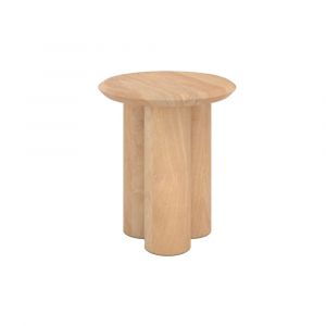 Rendez-vous D&eacute;co - Table d'appoint en bois de manguier D40 cm - sacha