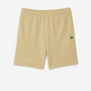 Lacoste Short Classic Logo Sl Beige/vert