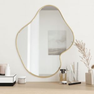 VidaXL Miroir mural Doré 60x50 cm