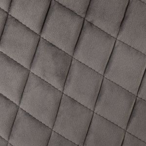 Atmosphera Fauteuil d&eacute;co Marlo Couleur: Gris fonc&eacute;