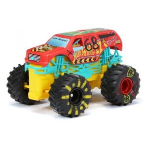 New Bright Monster Truck Ensemble De Back Flip Demolition Derby 1:43 R/c Multicolore