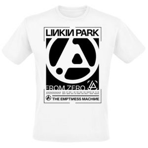 T-Shirt Manches courtes de Linkin Park - From Zero The Emptiness Block - XL &agrave; 5XL - pour Homme - blanc