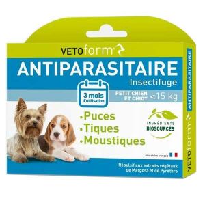 Vetoform Pipettes chien -15 kg