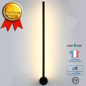 CONFO Applique murale Lampe longue ligne LED Personnalité créative Moderne et simple Lampe de che Lampe mir